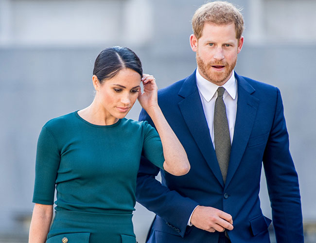 Prince Harry Meghan Markle blue outfits