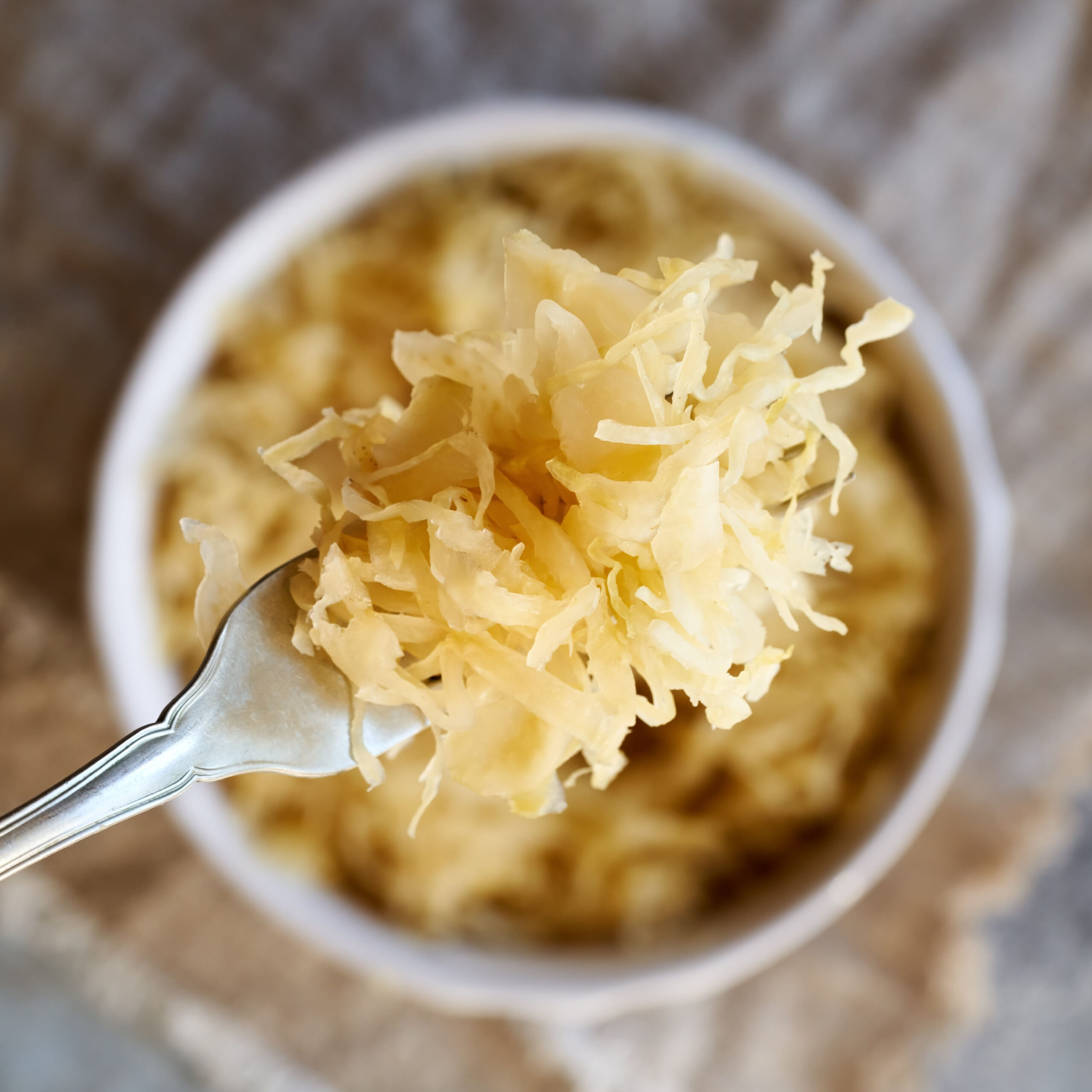 sauerkraut in jar