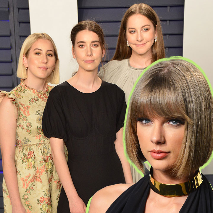 Taylor Swift and Haim Wore Matching Louis Vuitton Leather Pants