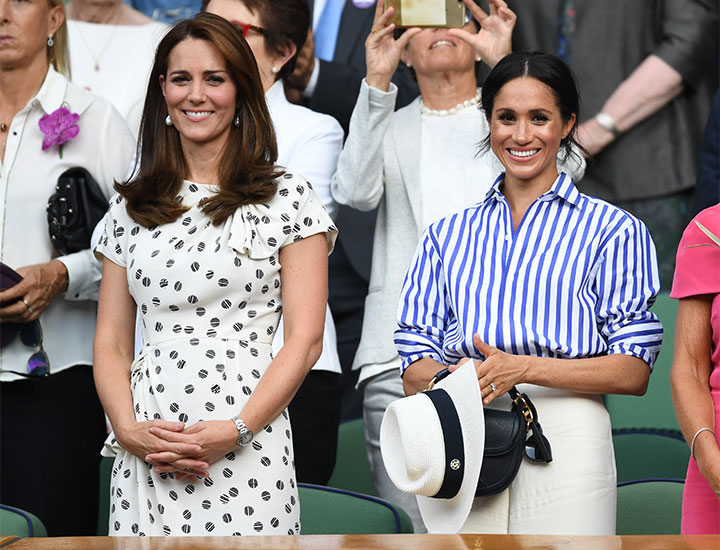 kate middleton meghan markle wimbledon