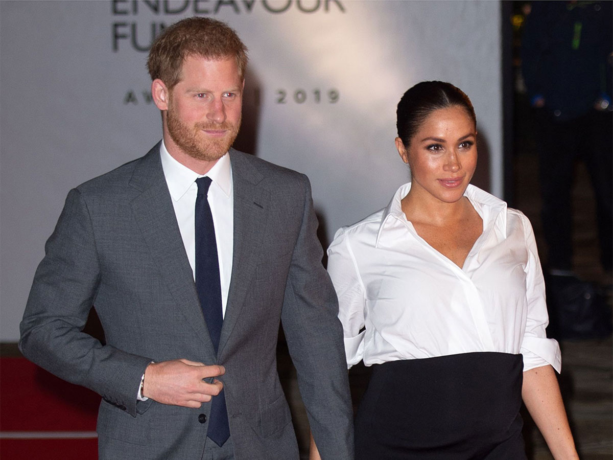 prince harry suit meghan markle endeavor fund awards london