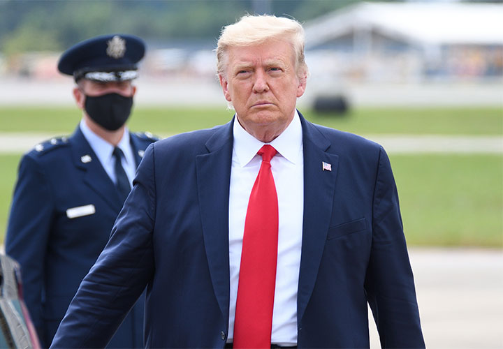 Donald Trump red tie