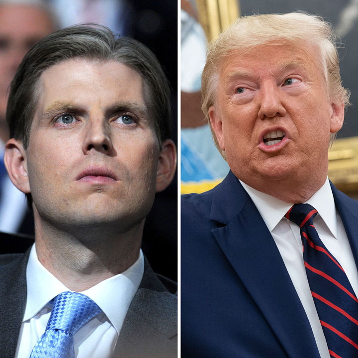 Eric Trump and Donald Trump