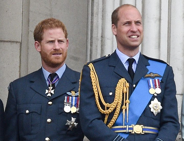 Prince Harry Prince William Buckingham Palace