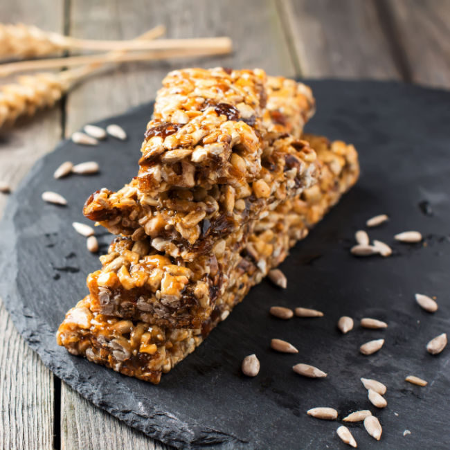 stacked granola bars