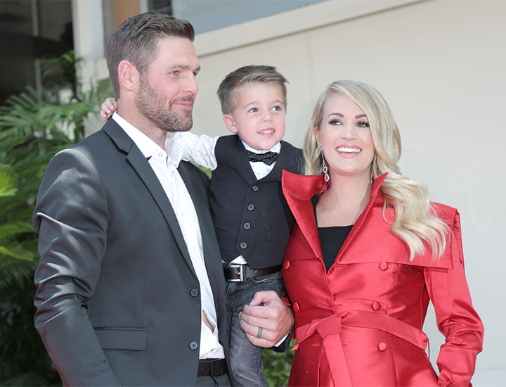 Carrie Underwood Mike Fisher Isaiah