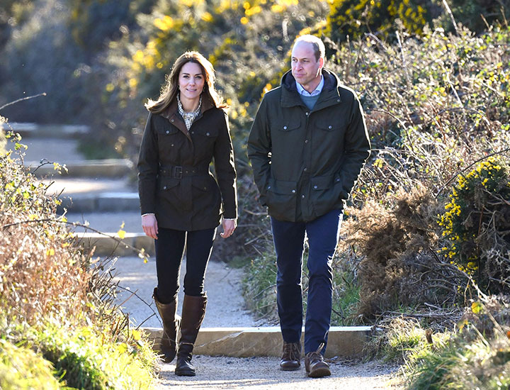 Kate Middleton Prince William walking