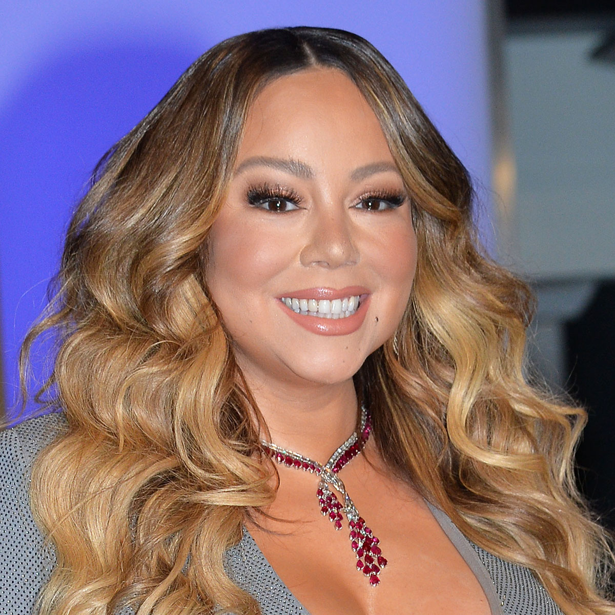 Mariah Carey steps out in skintight black leather look
