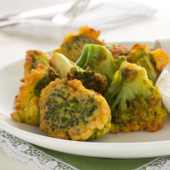 Plate of broccoli.