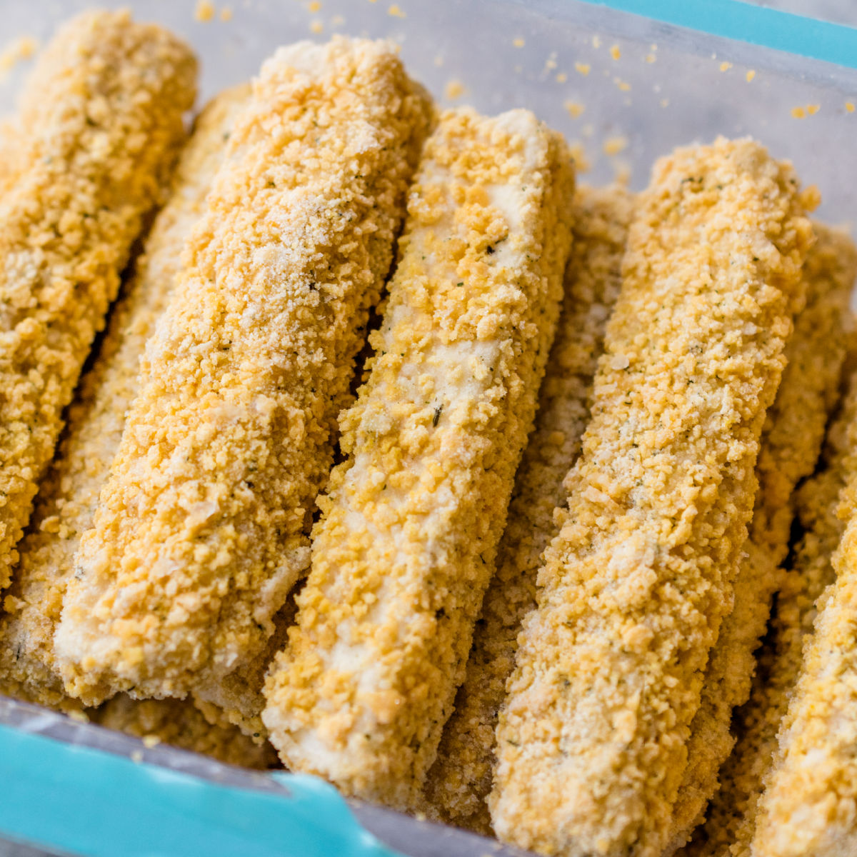 Frozen mozzarella sticks.