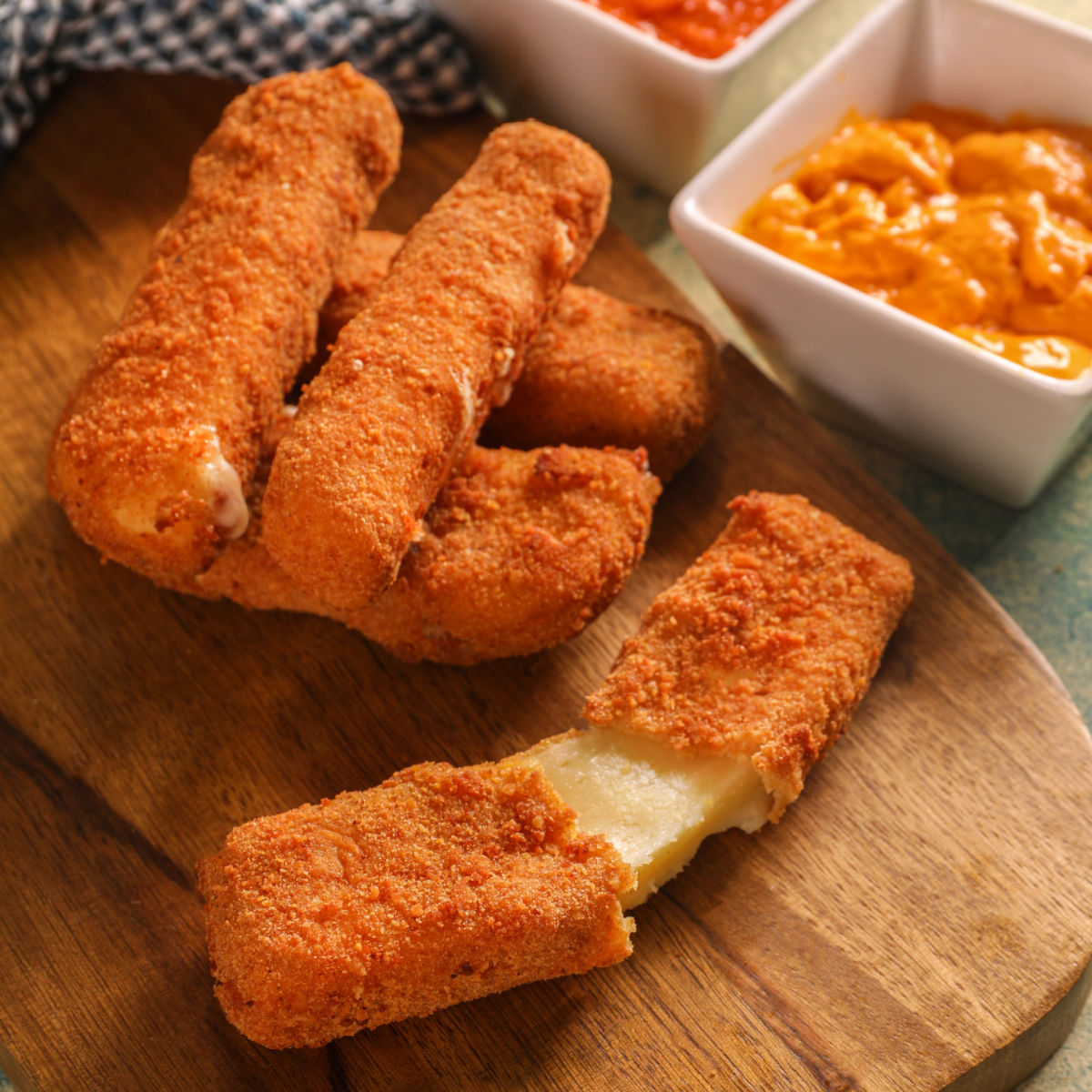 Mozzarella sticks.