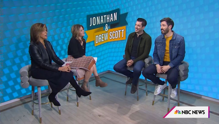 Jonathan and Drew Scott Today with Hoda and Jenna