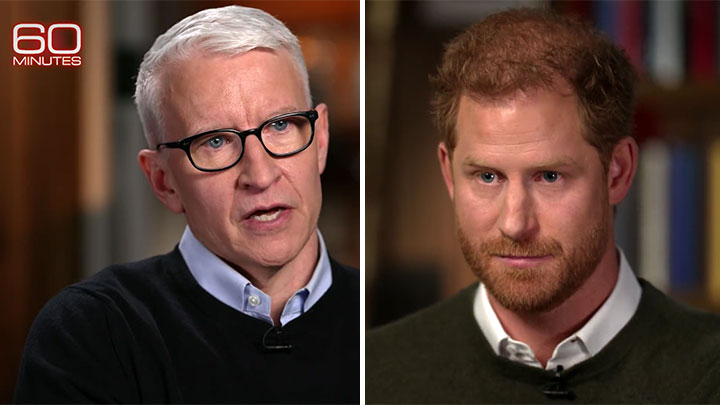 Prince Harry Anderson Cooper 60 Minutes interview