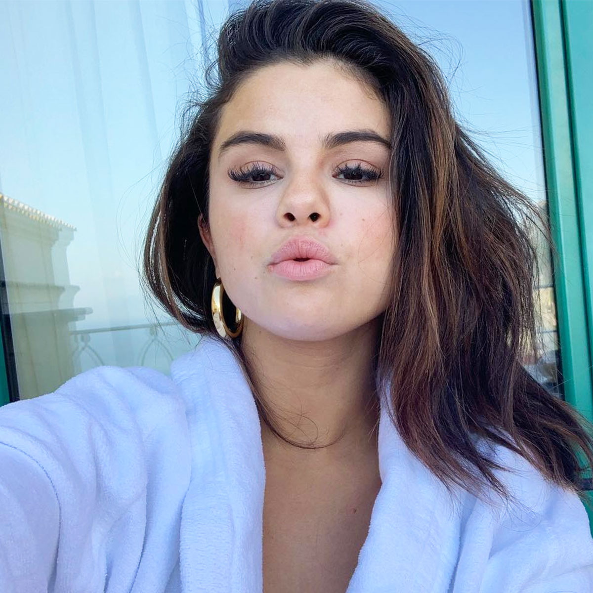 Selena Gomez heads home from workout with flushed face