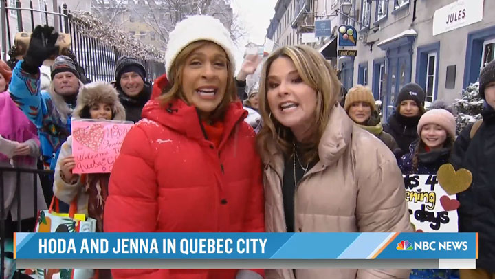 Today Show Hoda Kotb Jenna Bush Hager Quebec City