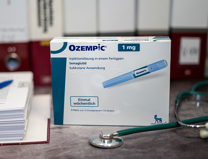 Ozempic box.