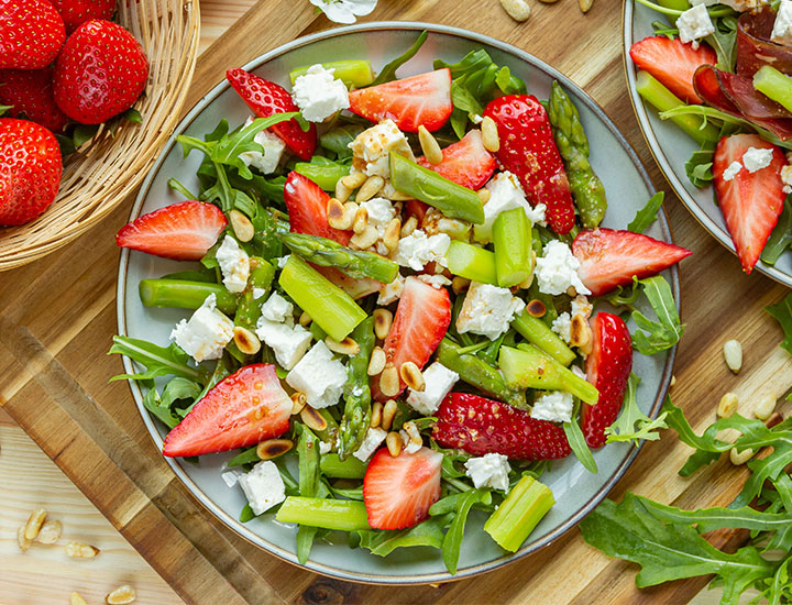 Strawberry salad.