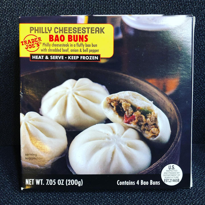 trader joe's philly cheeseteak bao buns