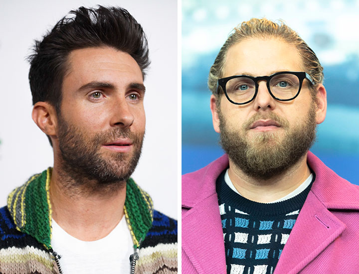 Adam Levine and Jonah Hill