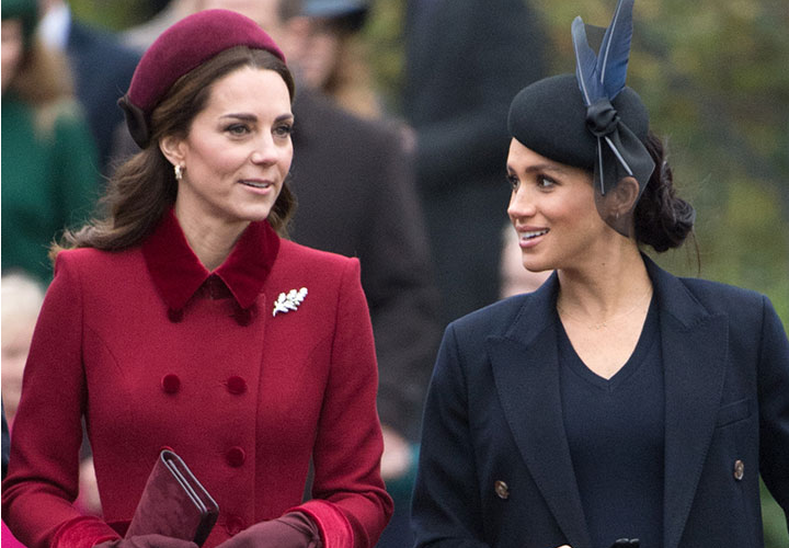 Kate Middleton and Meghan Markle.