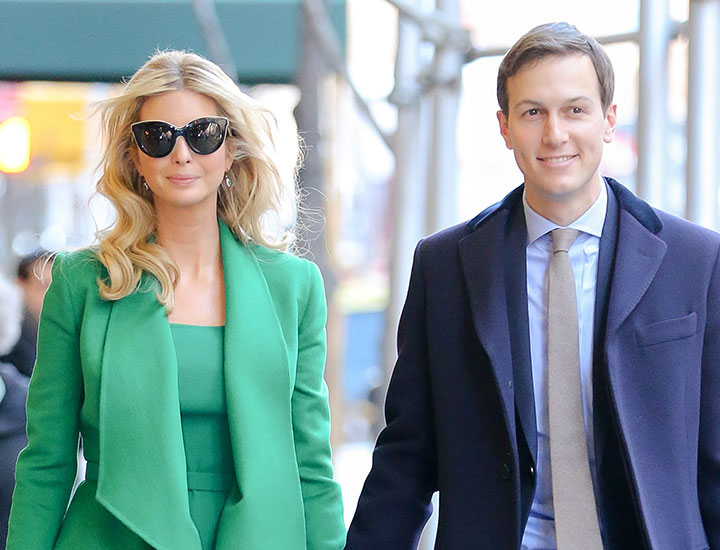 Ivanka Trump and Jared Kushner.