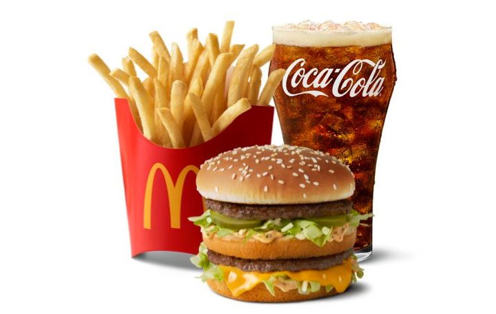 McDonald's Big Mac meal.