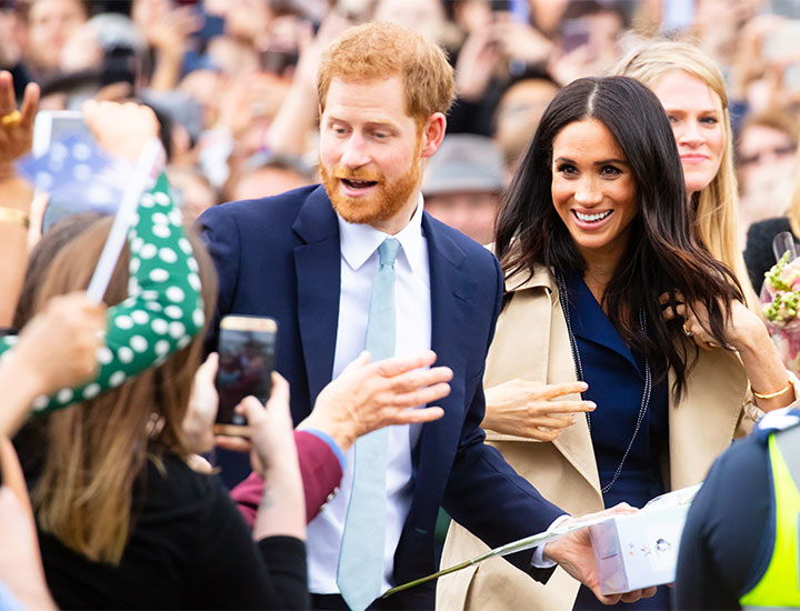 Prince Harry Meghan Markle crowd