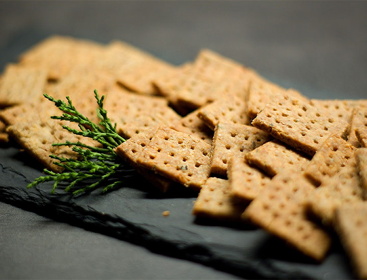 Whole grain crackers.