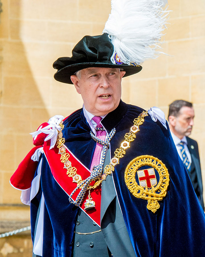 Prince Andrew Order of the Garter 2019