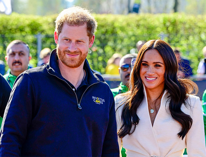 Prince Harry and Meghan Markle attending the Invictus Games together