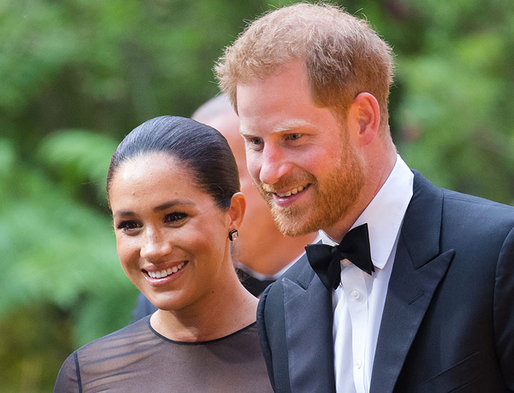 Prince Harry Meghan Markle Lion King premiere London