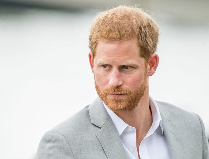 Prince Harry grey jacket