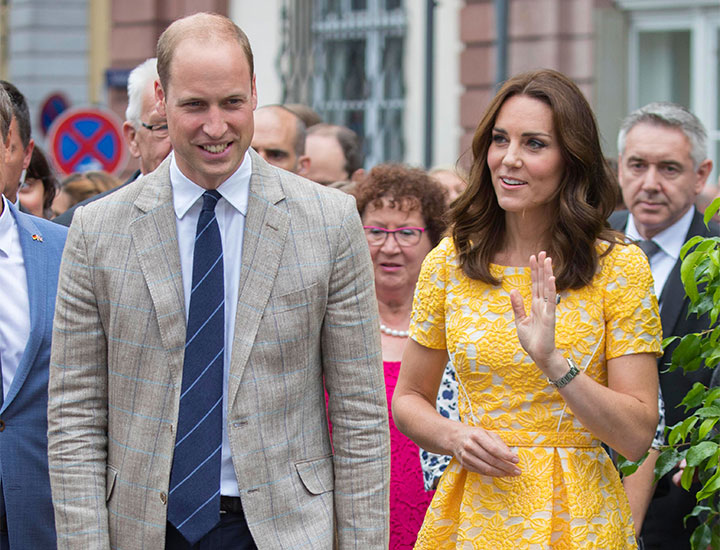 Prince William and Kate Middleton visit Heidelberg