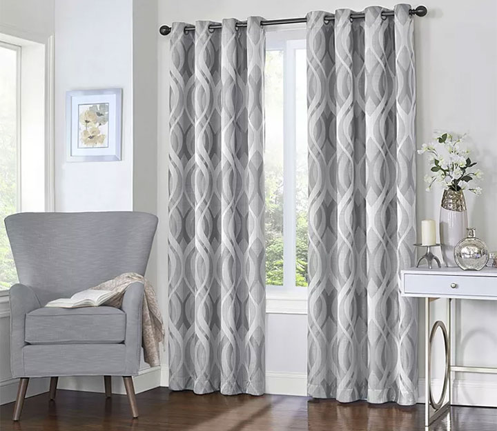 Home decor and grey blinds