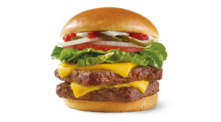 Wendy's double cheeseburger