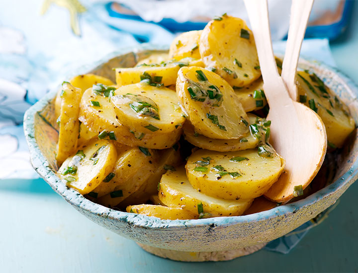 White potatoes.