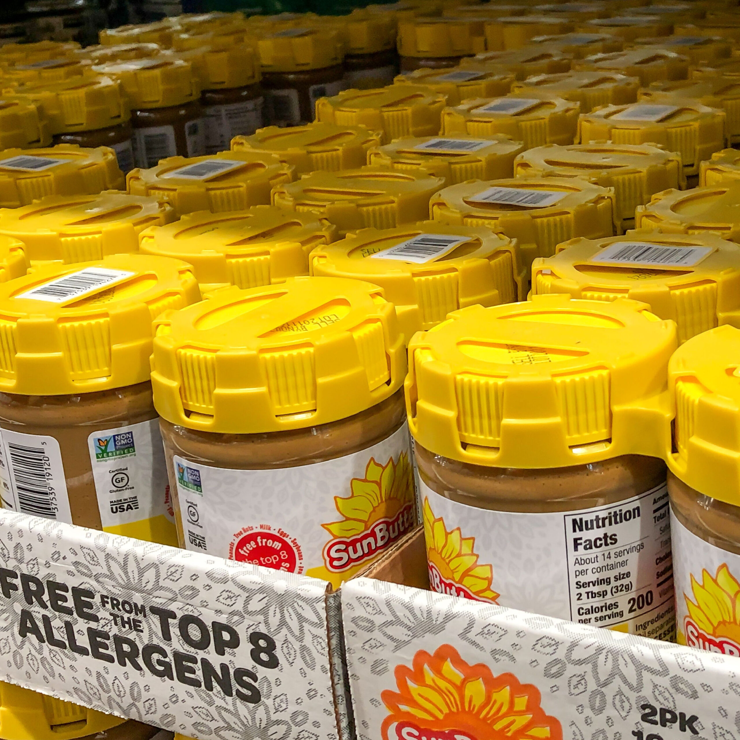 sun butter on grocery store shelves