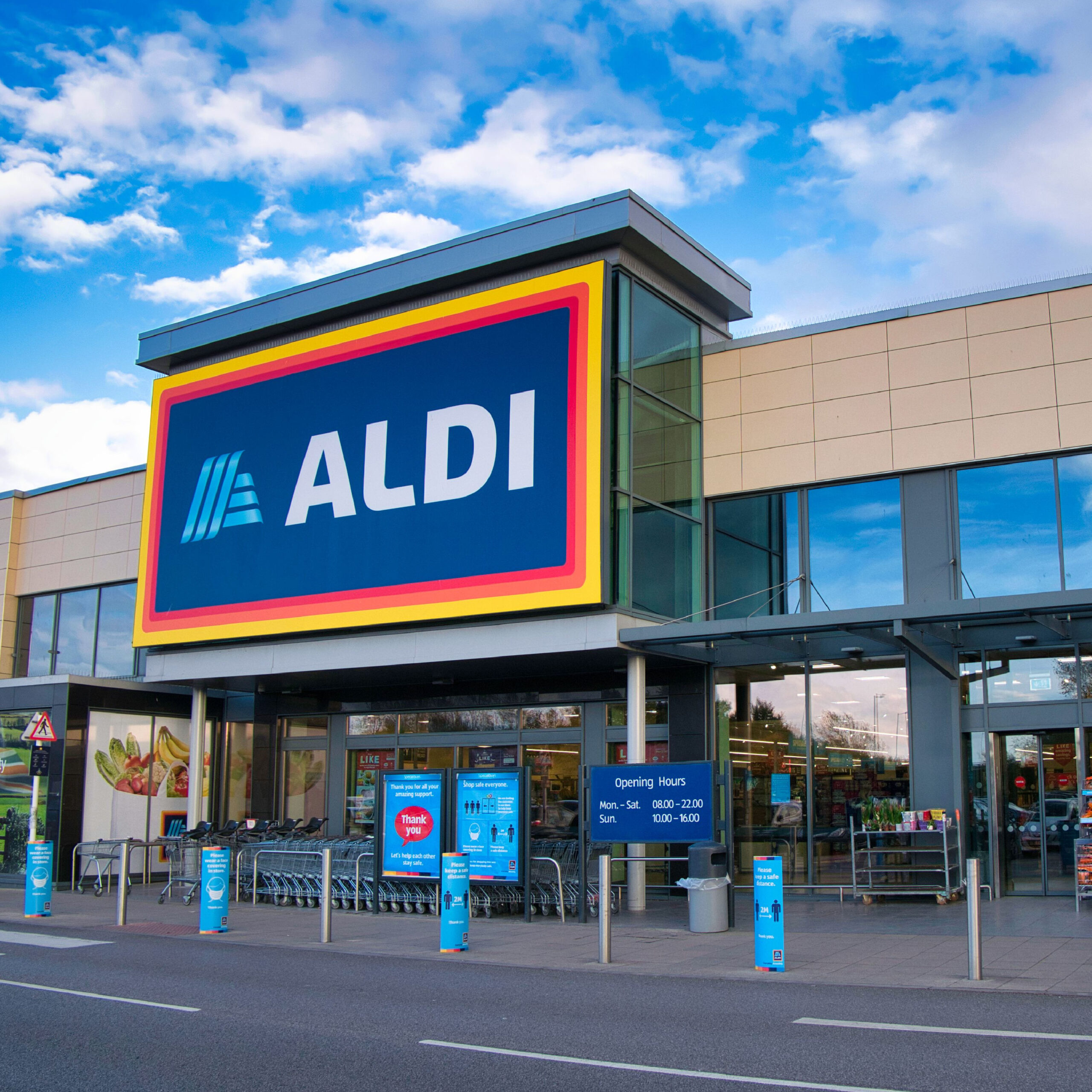 Aldi storefront