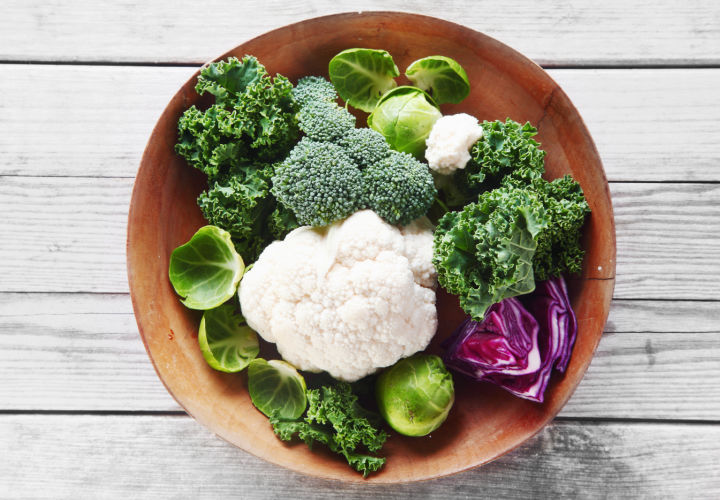 Cruciferous vegetables in a bowl