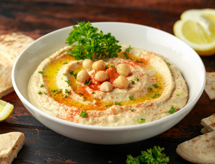 Bowl of hummus