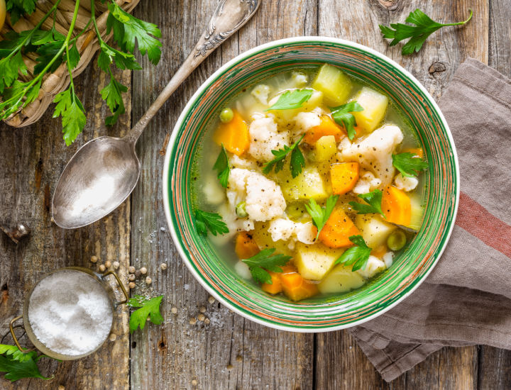 Healthy vegetable soup