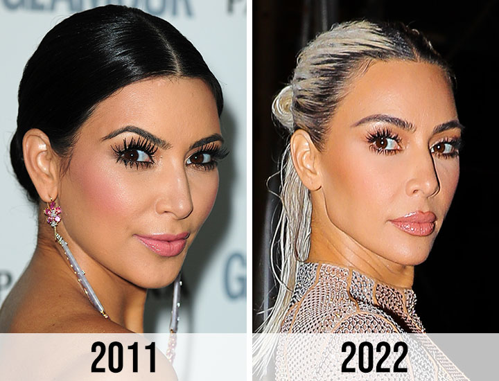 Kardashian fans think Kim looks totally different before 'plastic