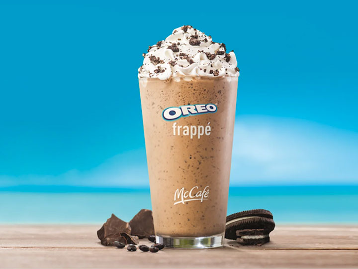 McDonald's Oreo frappe