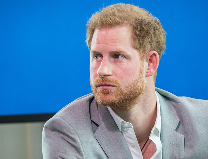 Prince Harry grey jacket