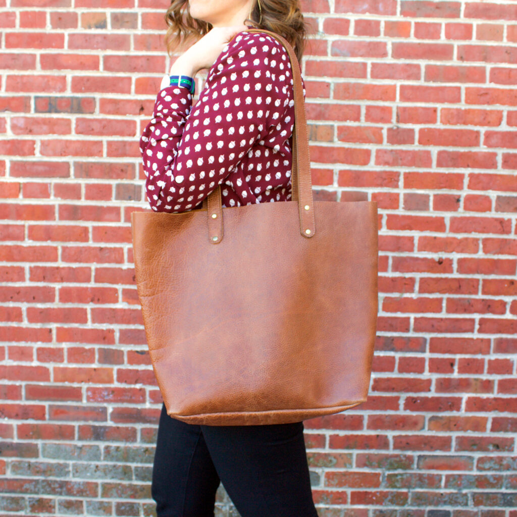 Fore Street Tote Bag, Leather Tote