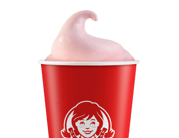 Wendy's strawberry frosty