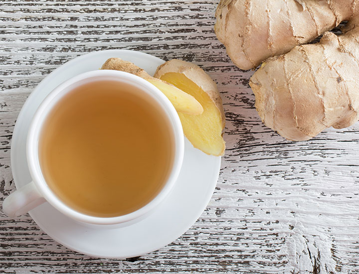 Cup of ginger tea