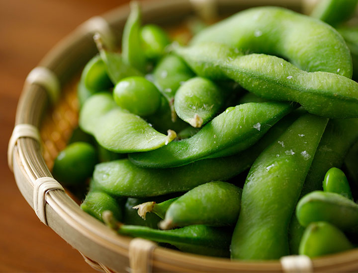 Edamame with salt