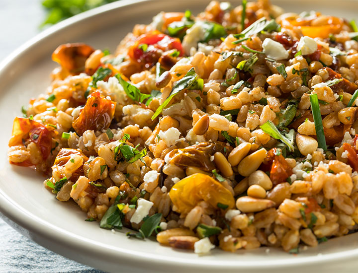 Farro salad