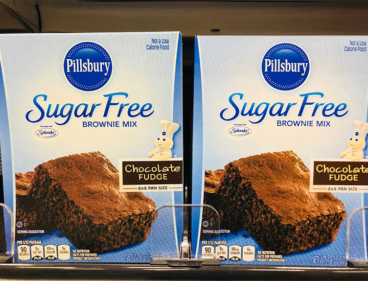 Pillsbury sugar-free brownie mix